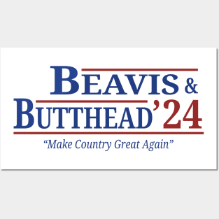 Beavis And Butthead 2024 Election - Make Country Great Again Posters and Art